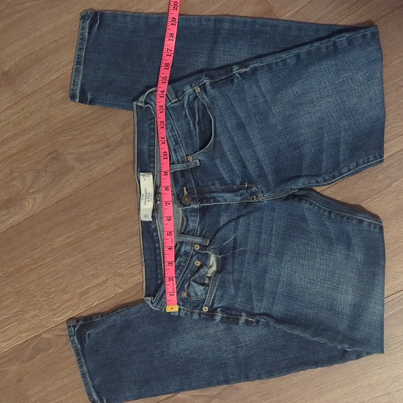 ABERCROMBIE & FITCH | dark denim bootcut Stretchy jeans,  28 x 28 Inseam, EUC - Picture 4 of 5